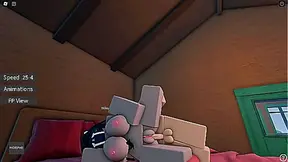 Steamy Hideaway: Wild Roleplay Escape with My Wife in Roblox Woods