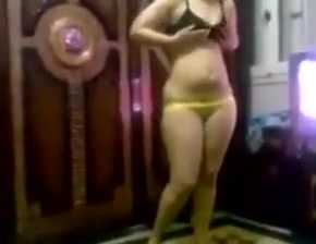 Egyptian wife hot sexy body strip