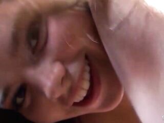 Big Tall Cutie with big natural saggy pierced Boobs and Hirsute Twat entice to first Time Interracial Casting Screw by BBC