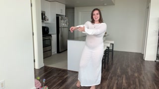 4K Transparent Dress TRY ON HAUL - Erika Kay