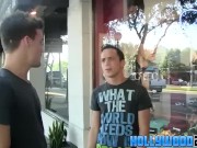 Krys Perez and Brice Carson interviewed and at the saloon