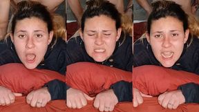 Intense Deep Anal & Face Expressions Close-up