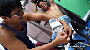 Argie Tickled At The Gym