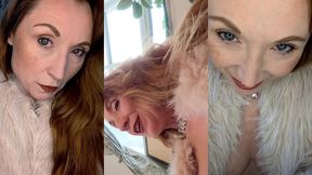 fur coat no panties cougar step-mom spit fetish blowjob