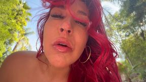 red head babe alexa taylor on my pov