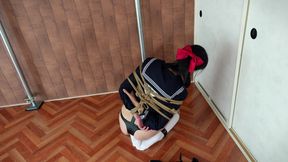 A Girl Being Punished in the Corner of the Room