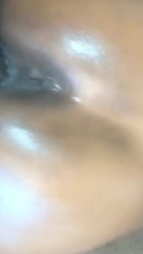 Hard Sex with Black Ebony Pussy Full of Creampie