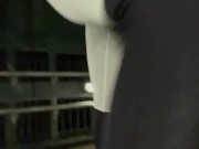 PUBLIC BRIDGE BULGE ** walking home after Gym **