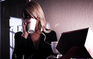 Lonely widow tranny bangs with a new hot friend