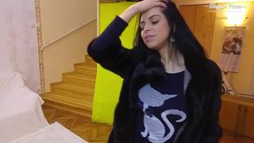 Russian chick blows and rides dick