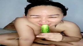 Ketika Naraya Ibu Guru Sange Pake Timun
