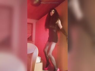 ebony haired whore two - dancing