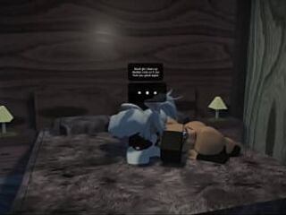 Coarse sex with some other fan in roblox condo