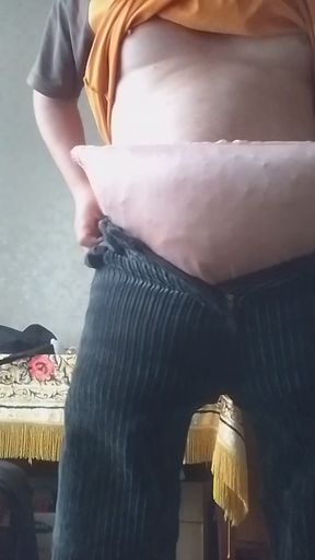 Hard work and pillows masturbation. My fantasy of masturbation