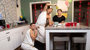 ”Joey Dane, Mika Ayden & Joey Mills Go Wild at the Greek Mixer”