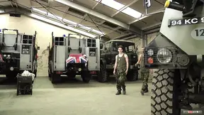 Army Edwin Sykes And Reece Bentley Fucks Each Other Hard