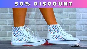 Shredding His Cock & Balls Under My Vans Hi Tops - Ultimate Bundle - 50% DISCOUNT - A145ULT