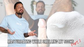 Masturbating While Smelling My socks |Part 2| Custom clip - Lalo Cortez