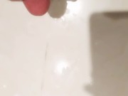 Unloading my cock