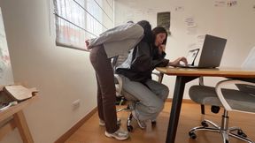 Lesbian Fetish Playing with Their Leather Jackets