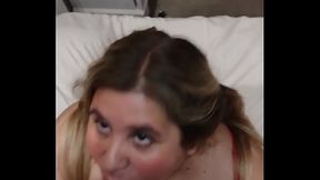 Argentina colegiala gordita y culona se llena de leche las TETAS GIGANTES para aprobar el examen de filosofia