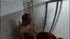 Took Dinner Home We Showered Using Our Bare Soap Hands It Seems the Dirty Bitch Touch on My Cock Before Bedtime - Jhodez1