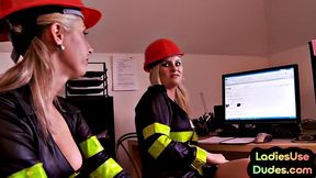 Uniformed Femdom Firefighters At Work