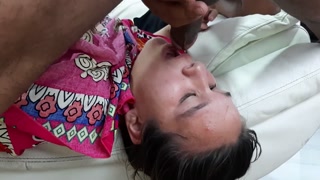 Delicious blowjobs to my stepbrother's rich cock