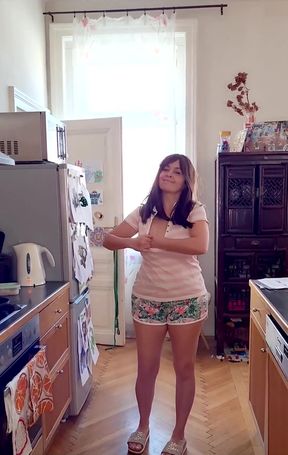 Kitchen BJ &amp; Cum