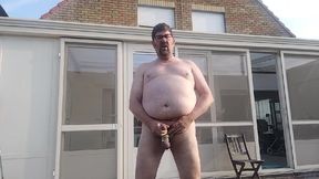 Jo Vandenbulcke sprays his semen outside the house and is proud of it
