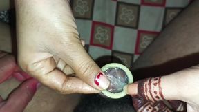 I got my pussy full open and got fucked in doggy style, I got my brother-in-law to get my pussy thick hair out of my pussy.