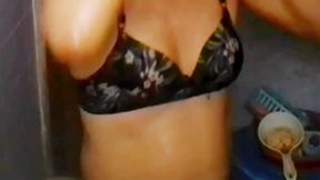 Indian girl shower video bathroom