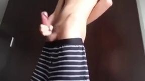 Big Cock Amateur Twink Masturbates on Webcam 2