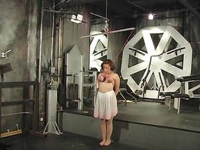 A hot thick black slut with fat titties gets hardcore BDSM sex play