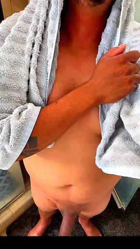 Showering neighbor hubby