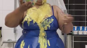 Solo custard fun!
