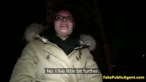 Pickedup euro amateur gives head in public