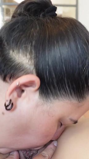 Female oral sex and homemade sex, in the end a great cumshot in the ass   Clip 2