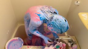WET&amp;MESSY Messy Play: Covered in Paint by a Boy 2