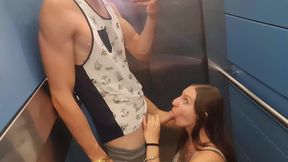 we fucked in a public elevator!!!