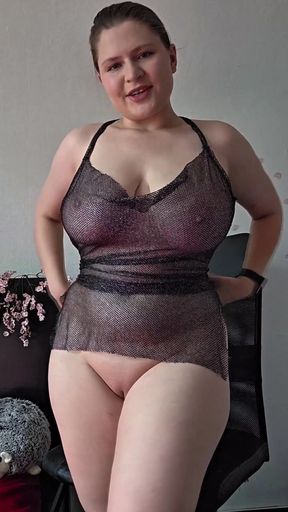 Dominant Slutty JOI - Sheer Outfits, Big Boobs &amp; Ass Tease   Clip 1
