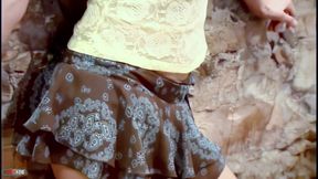 Barbara-nux Horny Young Brunette Barbara Nux Doing a Strip