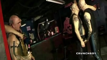 3 hard fist and hars sex session in backroom with bear muscle boys