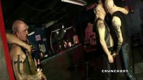 3 hard fist and hars sex session in backroom with bear muscle boys