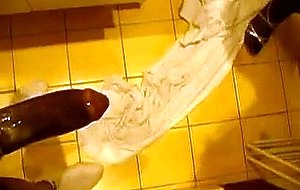 Amateur cd sucks black cock