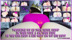 Twerking My 60 Inch Royal Rump In Your Face And On Your Dick So You Can Big A Big Nut On My Big Butt 3840x2160 MP4