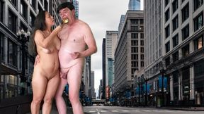 Adamandeve and Lupo tempt NYC streets with wild outdoor sex