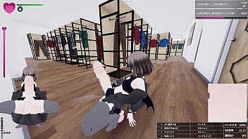 【プレイ動画013】デカ〇ンサキュバスコスプレで、服屋でショッピング！秘密のエクスポーズ バレないように露出するマナカさん