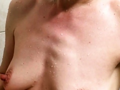 British Amateur MILF Claire's Saggy Small Tits