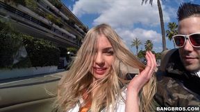 Blowjob video with blooming Lolly Gartner from Public Bang